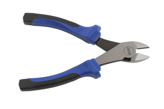 LASER 5892 180mm Heavy Duty Side Cutters Chrome Vanadium Steel Blades Soft Grip