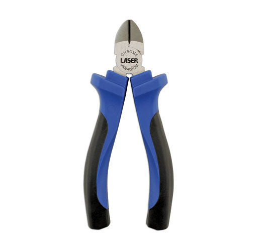 LASER 5896 140mm Heavy Duty Side Cutters Chrome Vanadium Steel Blades Soft Grip