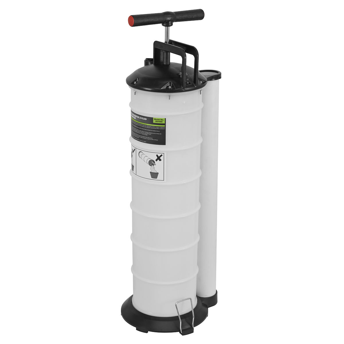 Sealey 6.5 Liters Vacuum Oil & Fluid Extractor/Extraction Tool Manual S01169