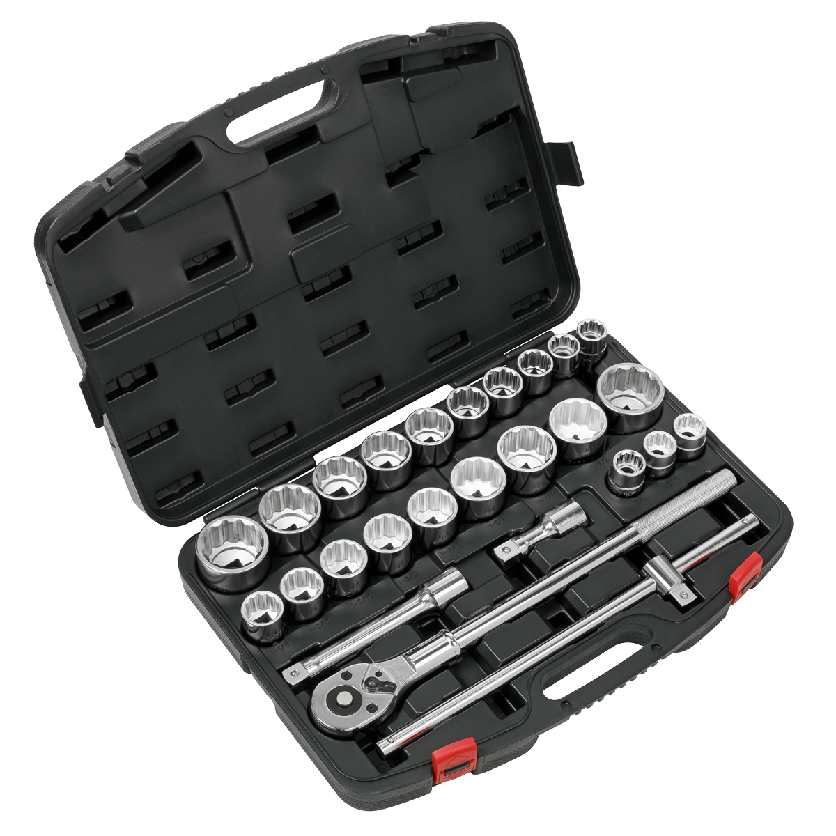 Sealey Socket Set 26 Pieces 3/4" Square Drive 12-Point WallDrive AK2584