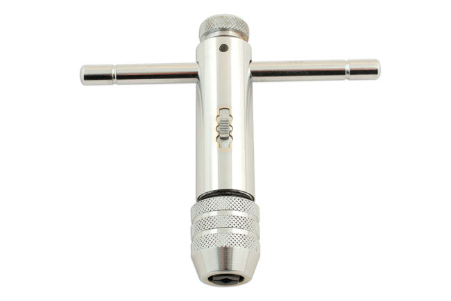 LASER 6001 Ratchet Tap Wrench 6-12mm With Sliding T-Bar and Hardened Jaws