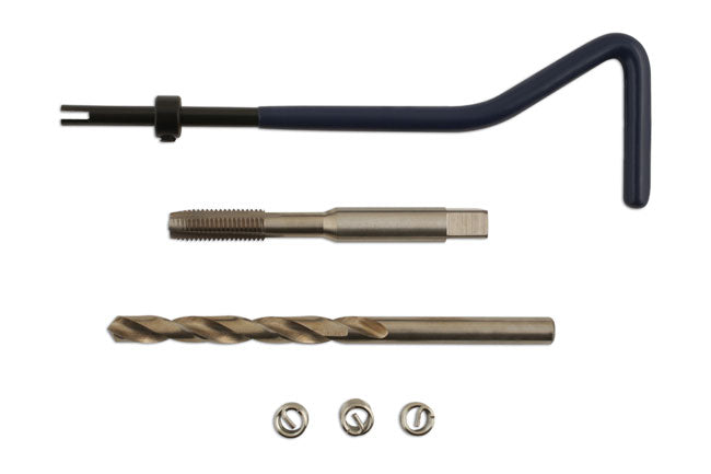 LASER 6008 Professional M6 Thread Tap and Die Repair Set High Speed Steel