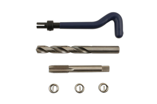 LASER 6011 M12 Thread Repair Kit Tap Drill Insert Set High Speed Steel Tool