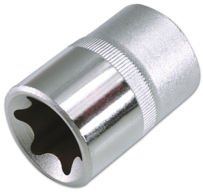 LASER 1543 Socket Wrench Insert 1/2" Drive E24 Spanner Chrome Vanadium Steel