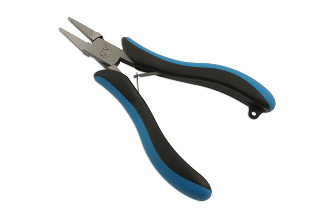 LASER 6018 Duckbill Pliers Flat Nose 130mm Chrome Vanadium 3.3mm Hardened Tips