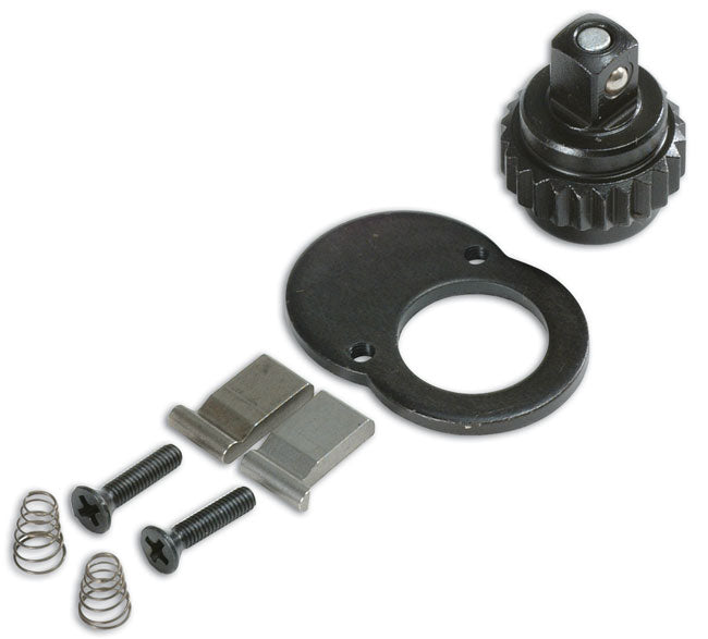 LASER 1548 Reversible Ratchet Repair Set 1/4" Square Drive Chrome Vanadium Steel