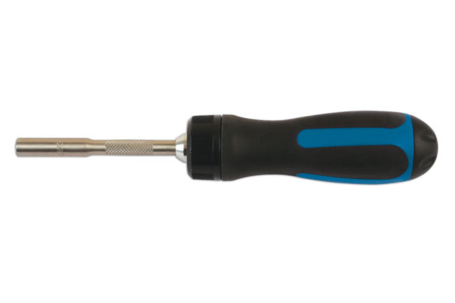 LASER 6197 10Pcs Screwdriver Ratchet Bit Set Phillips Flat Star Profile S2 Steel