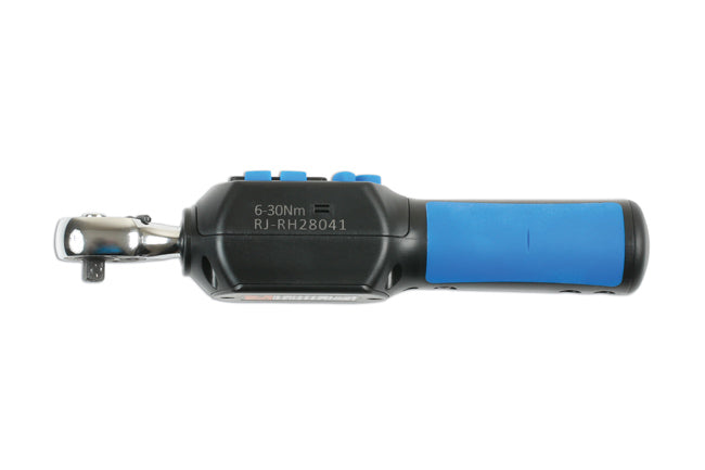 LASER 6207 1/4" Drive Digital Torque Ratchet 6-30Nm Professional Steel Kit