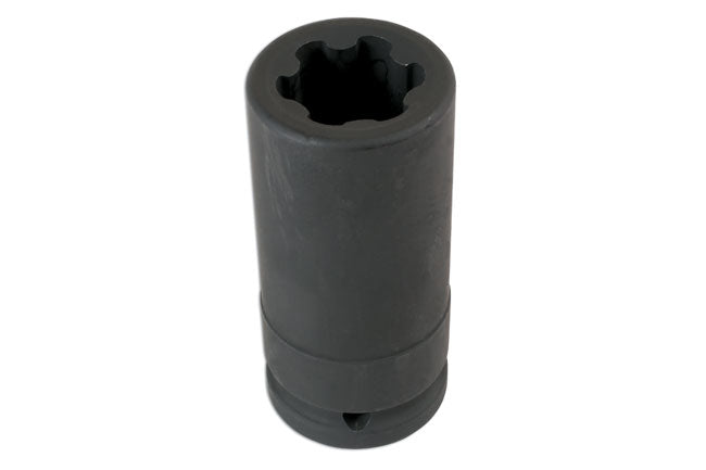 LASER 6377 Impact Socket 3/4" Drive 90mm Chrome Molybdenum For Heavy Duty Trucks