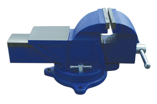 LASER 6431 Swivel Base Bench Vice 150 mm Jaw With Anvil & Throat Depth