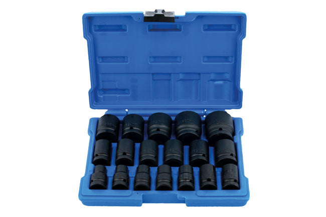 LASER 6648 Impact Socket Set 1/2" Drive 18pc 10-32mm Metric Socket Kit