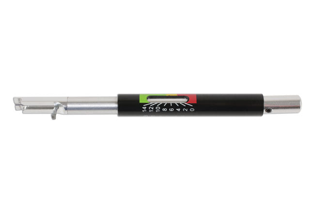 LASER 6678 Brake Pad Thickness Gauge Aluminium Pencil Type Colour Coded