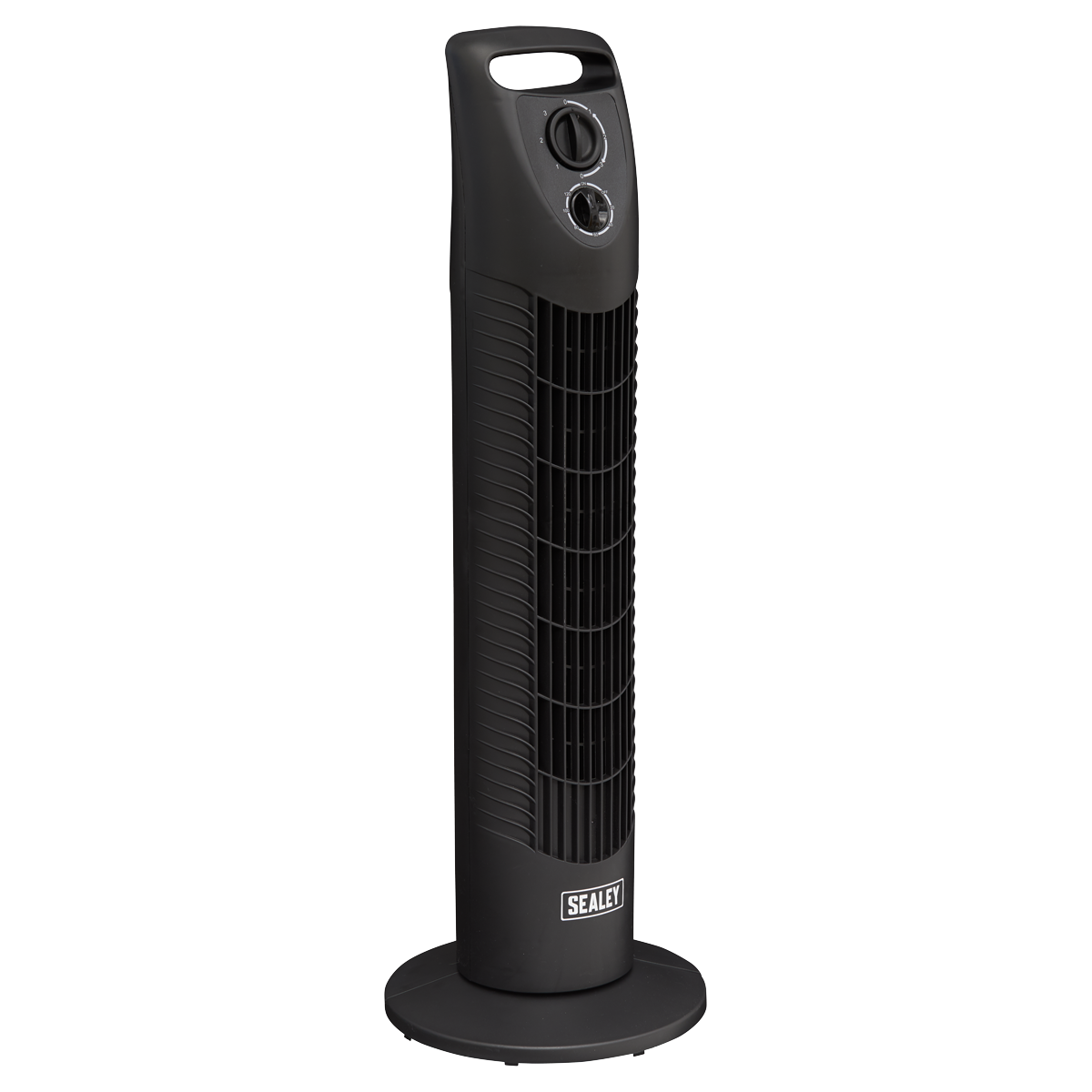 Sealey Oscillating Tower Fan 3-Speed 30In 230V Matte Finish - Black STF30