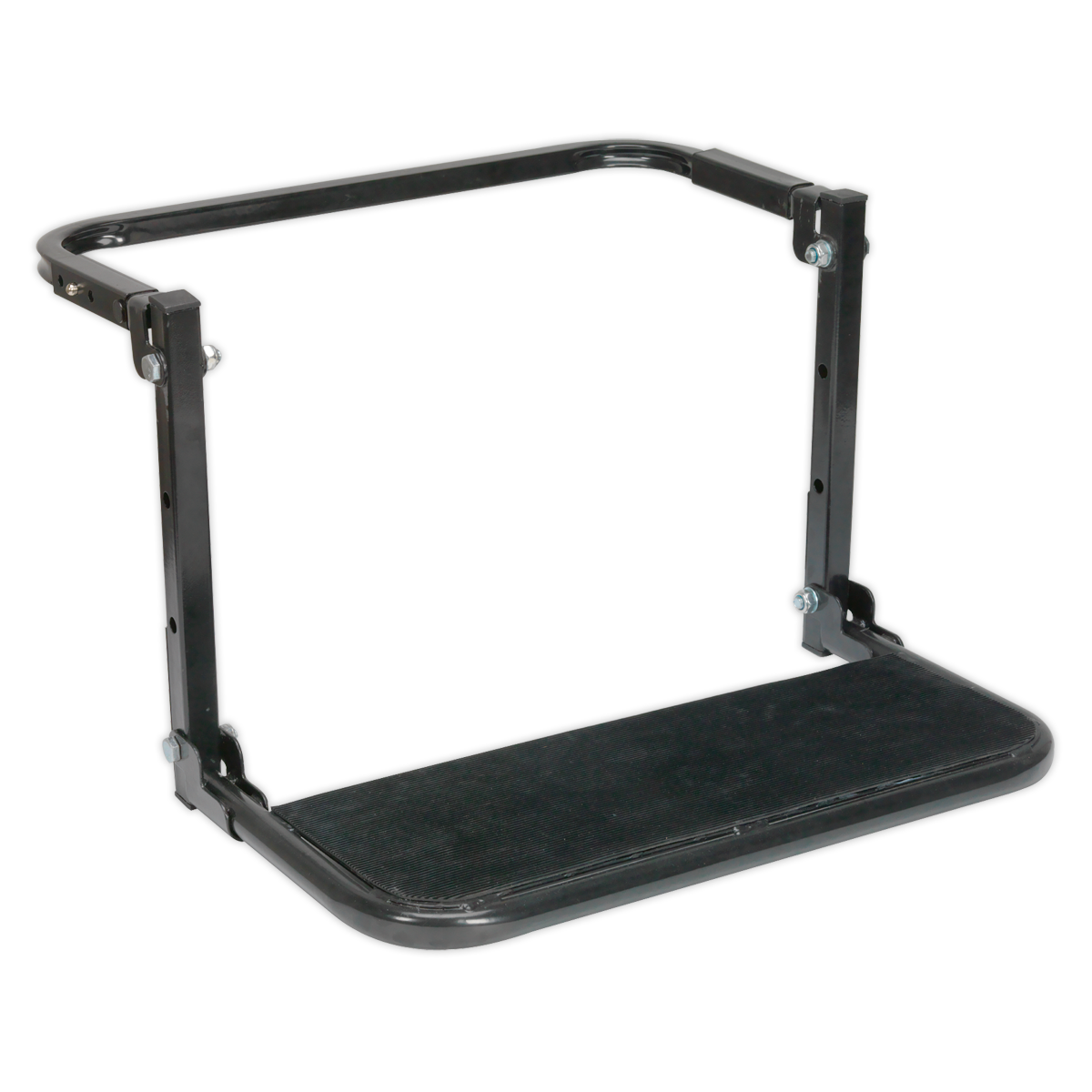Sealey Folding Wheel Step With Rubber Topped Platform Height-Adjustable STS01