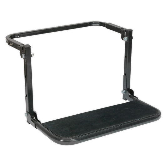 Sealey Folding Wheel Step With Rubber Topped Platform Height-Adjustable STS01