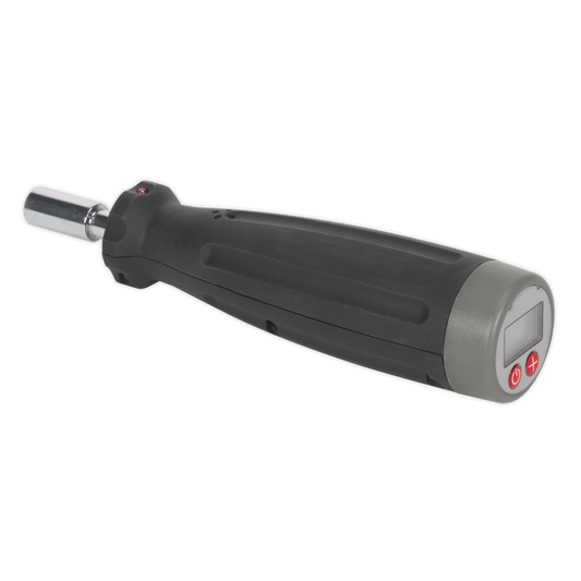 Sealey Screwdriver Torque Digital 0.05-5Nm 1/4" Hex Drive Black/Grey STS103