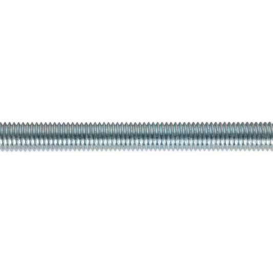 Sealey Threaded Rod M10 x 1m - 8.8 Steel Zinc Plated - Pack Of 5 STUD10