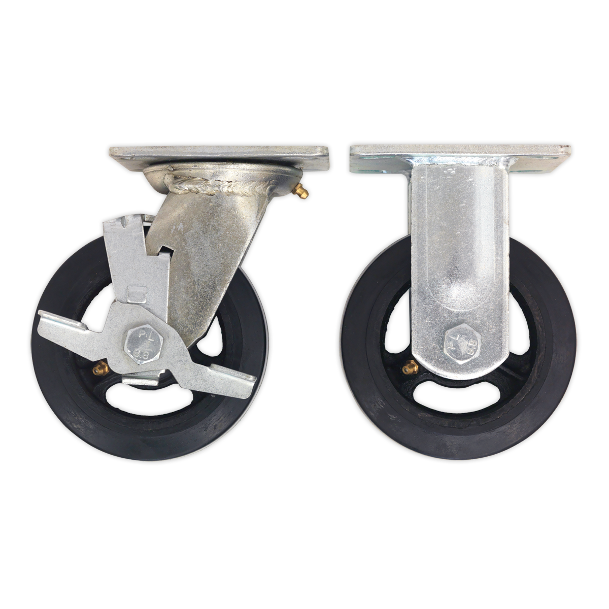 Sealey Heavy Duty Castor Wheel Kit For SSB06 SSB07 & STV01 Storage Boxes STVWK