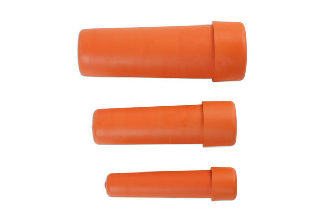 LASER 6703 Butyl Rubber Cable Gland Cap 1000V Insulated Push-On Orange (2-Pack)