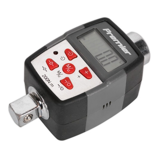 Sealey Torque Adaptor With Angle Function Digital 1/2" Drive 20-200Nm STW291