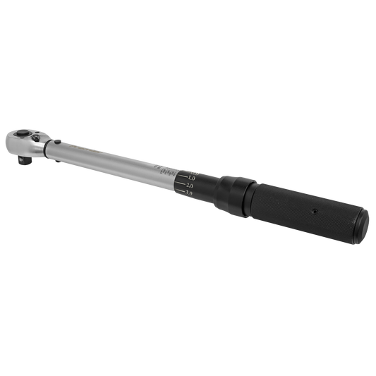 Sealey Torque Wrench Micrometer Style 40-210Nm 1/2" Square Drive STW400