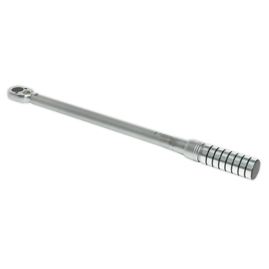 Sealey 1/2" Square Drive Torque Wrench Micrometer Style 40-200Nm Silver STW703