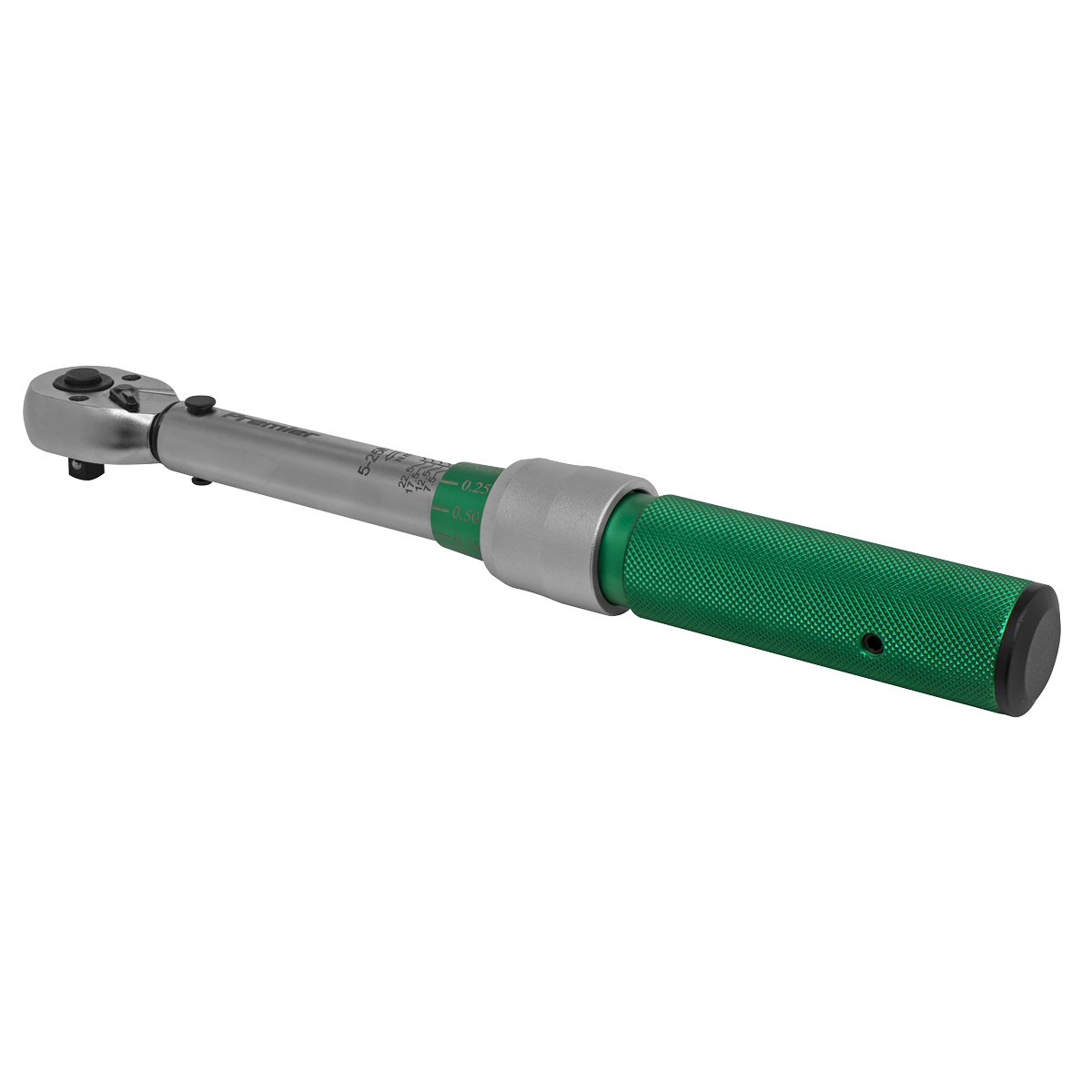 Sealey 1/4" Square Drive 5-25Nm Calibrated Torque Wrench Micrometer Style STW901