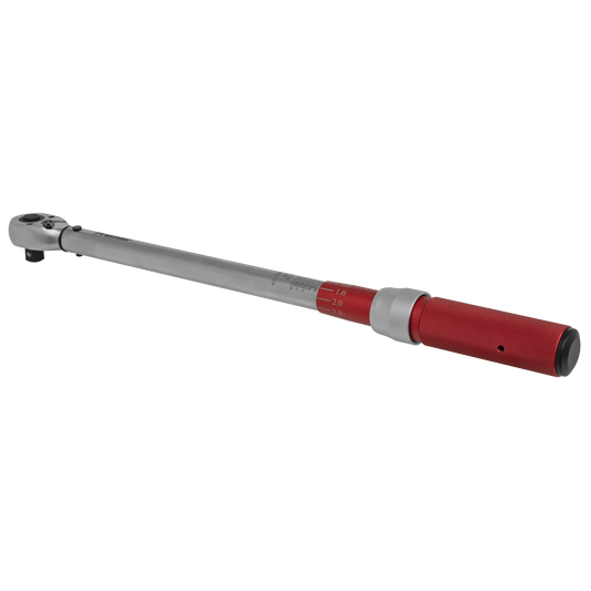 Sealey 1/2" Drive 40-220Nm Calibrated Torque Wrench Micrometer Style STW904