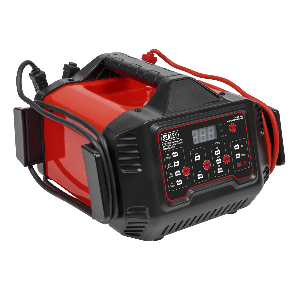 Sealey 6/12V 150A Starter Automatic Battery Charger Maintainer SUPERBOOST150D
