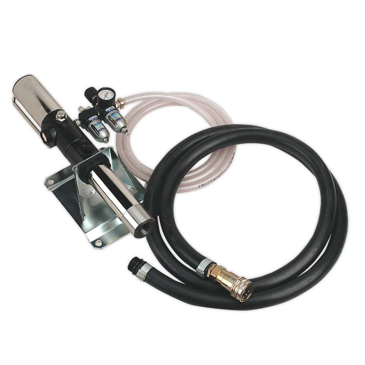 Sealey Pump-Away Station Air Powered With Wall Mounting Bracket AK450DP