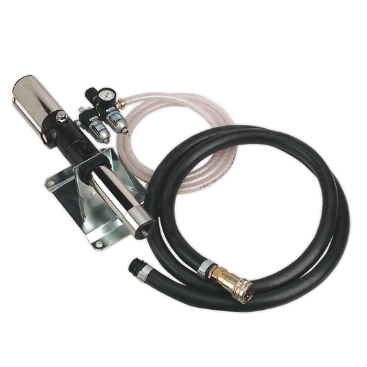 Sealey Pump-Away Station Air Powered With Wall Mounting Bracket AK450DP