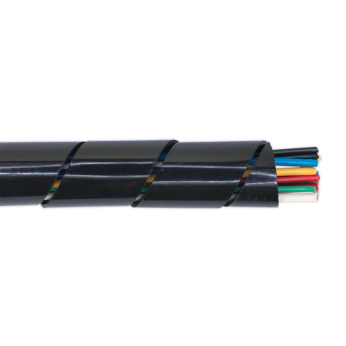 Sealey Spiral Wrap Cable Sleeving Flexible Polyolefin 22-44mm 10 Metres SWS2244