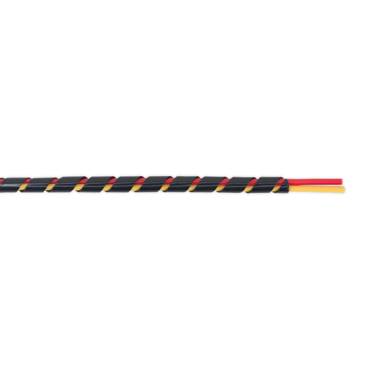 Sealey Spiral Wrap Cable Sleeving Flexible Polyolefin 4-8mm 10 Metres SWS48