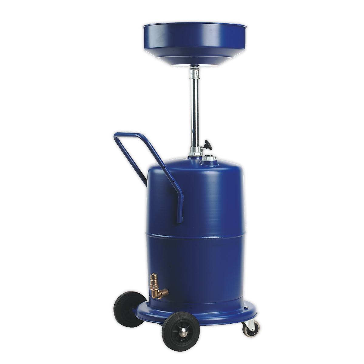 Sealey 75L Pump-Away Mobile Oil Drainer With Female Dry-Fit Coupling AK450DX