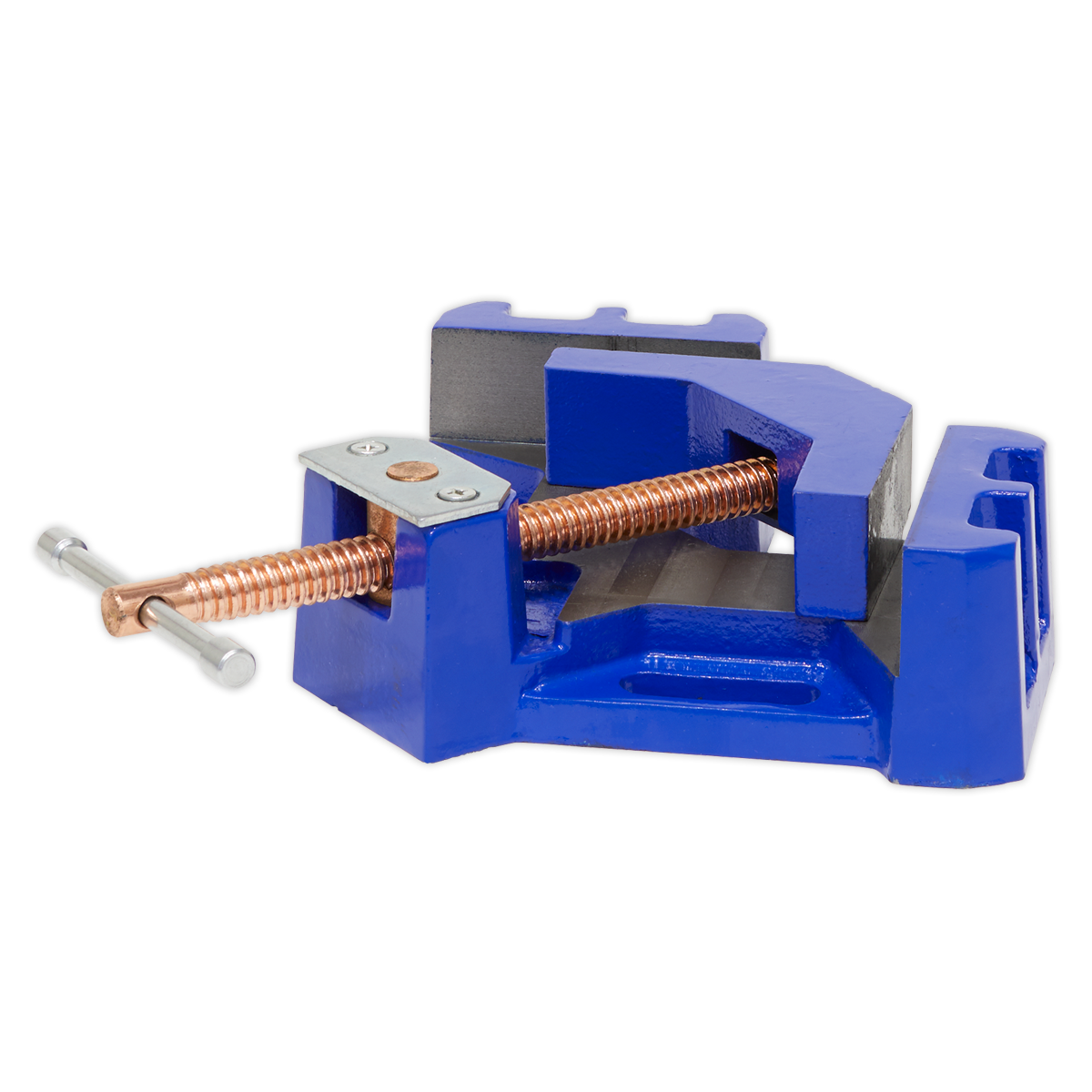 Sealey Welding Vice With Self-Centring Swivel Jaw 90° Angle 165mm SWV165