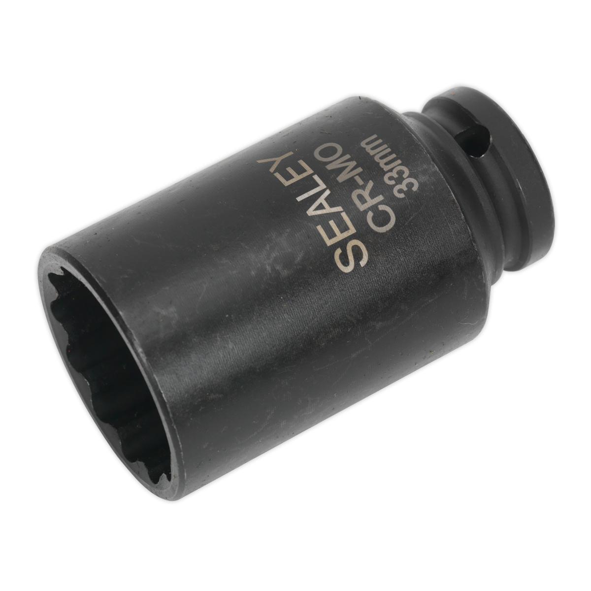 Sealey Impact Socket 33mm Bi-Hex Deep 1/2" Square Drive Heat Treated SX0041