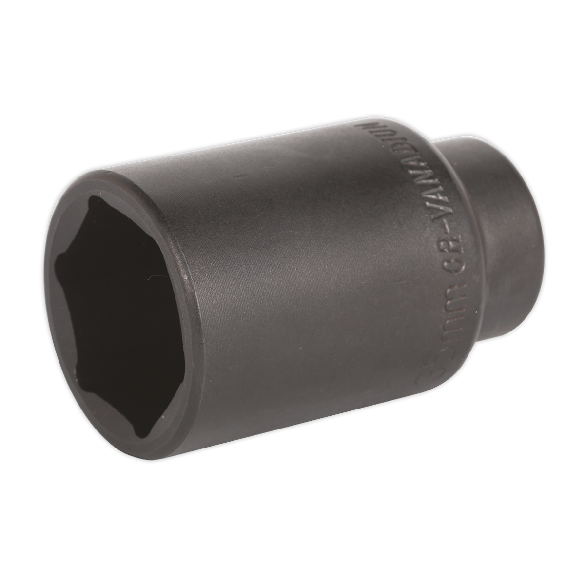 Sealey Impact Socket 35mm Deep 1/2" Square Drive Chrome Vanadium Steel SX005
