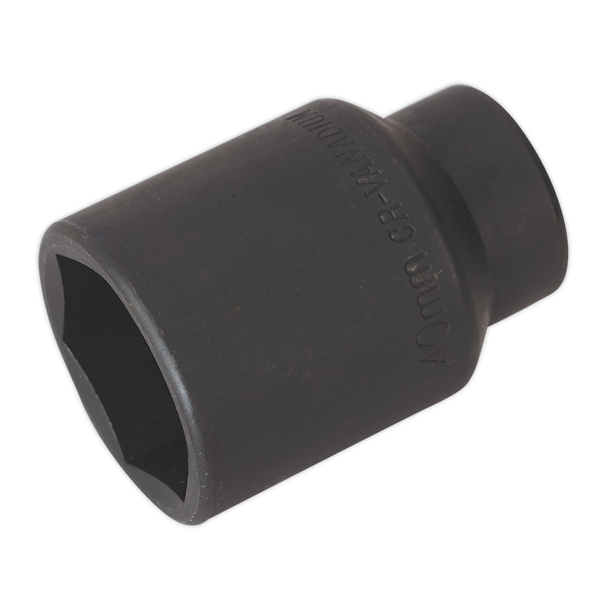 Sealey Impact Socket 40mm Deep 1/2" Square Drive Chrome Vanadium Steel SX009