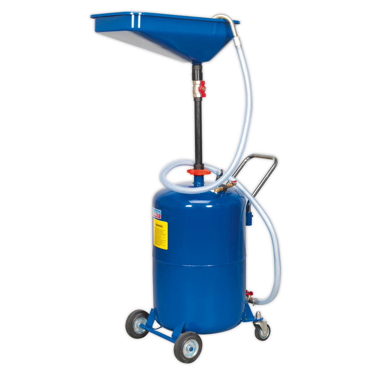 Sealey Waste Oil Drainer 65 Litres Air Discharge Fitted With Grid Filter AK451DX