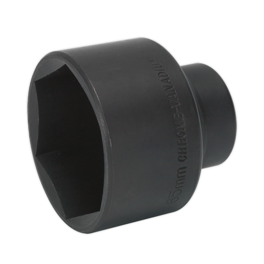 Sealey Impact Socket 65mm Thin Wall 3/4" Drive Chrome Vanadium Steel Tool SX015