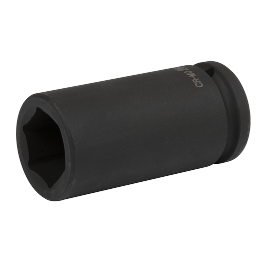 Sealey Impact Socket 28mm Deep 3/4" Square Drive Chrome Molybdenum Steel SX017