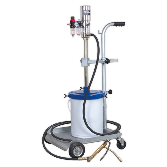 Sealey Grease Pump Air Operated 50:1 With Safety Regulator 12.5kg AK452X