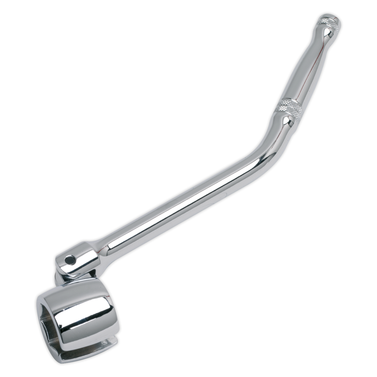 Sealey Oxygen Sensor Wrench With Flexi-Handle 22mm Polished Chrome Finish SX0222