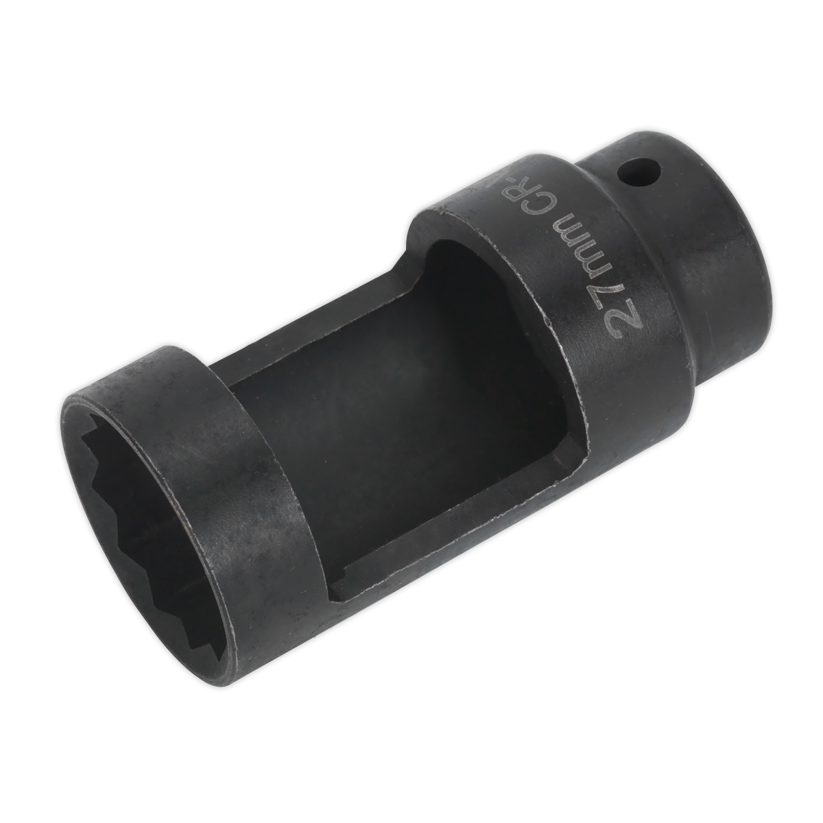 Sealey Diesel Injector Socket 27mm Thin Wall 1/2" Drive Hi-Chrome Finish SX024