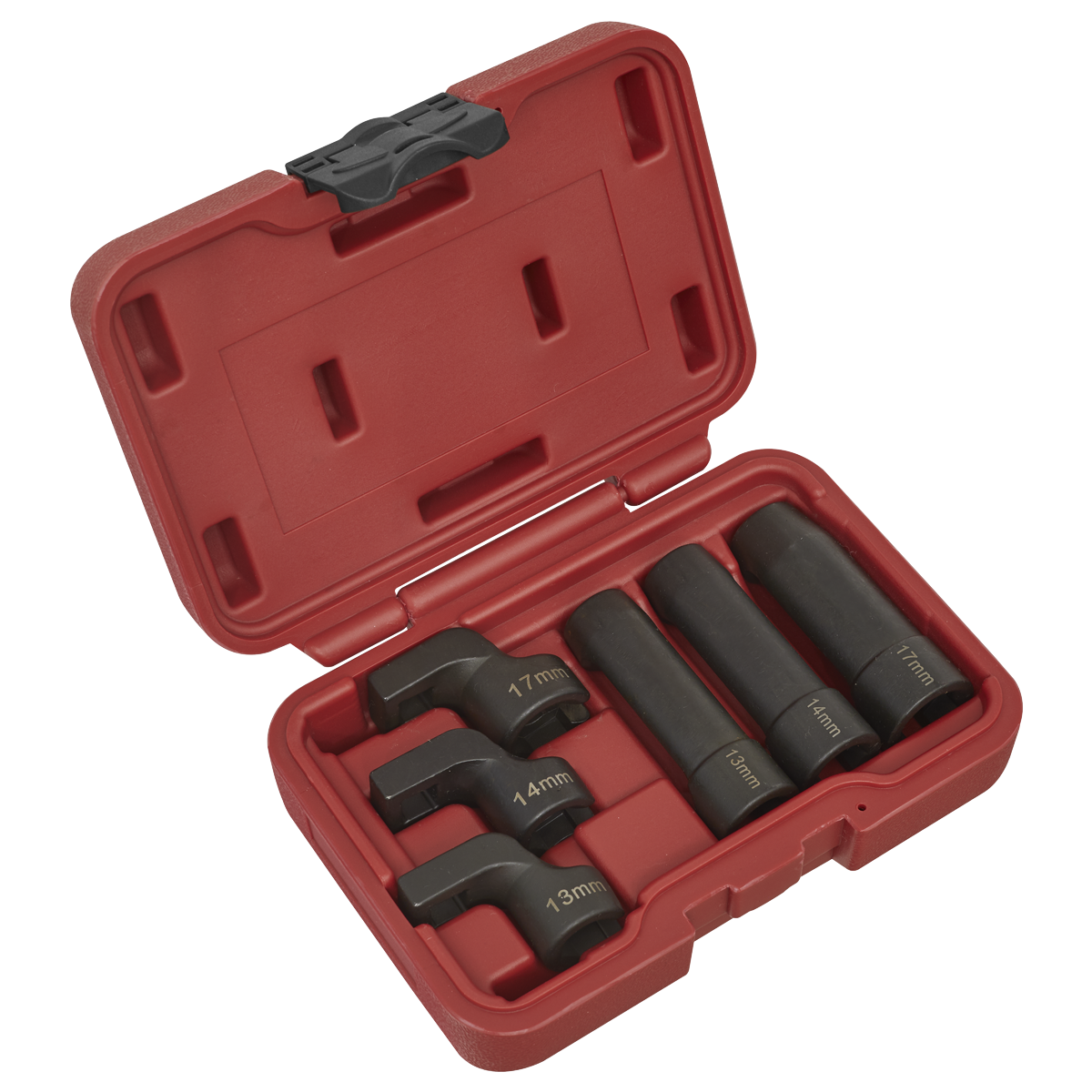 Sealey EGT Sensor Socket Set 6 Point 3/8" Square Drive - 6 Pieces Tool SX0321