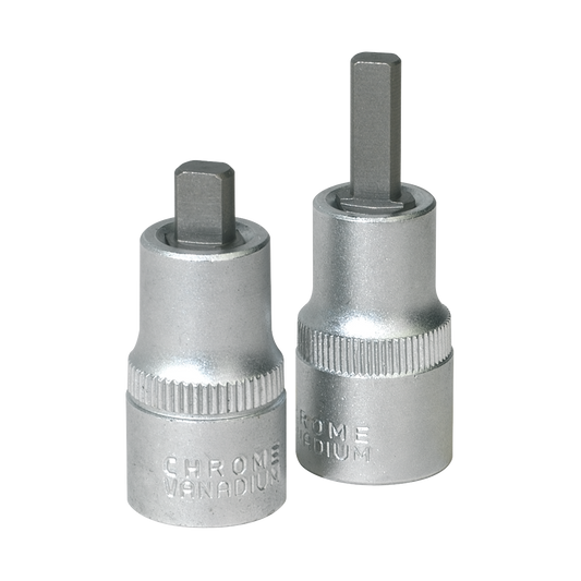 Sealey Strut Leg Pry Socket Set 2 Pieces 1/2" Square Drive - Silver SX034