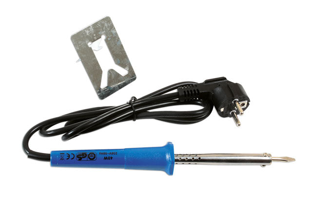 LASER 6731 40W Soldering Iron Euro Plug 5mm Tip Metal Stand CE GS Approved
