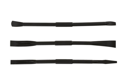 LASER 6732 Light Duty Pry Bar Set 3pc 185 mm Double Ended Composite Tool