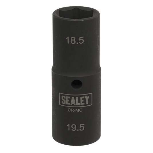 Sealey 1/2" Square Drive 18.5/19.5mm Double Ended Deep Impact Socket SX1819