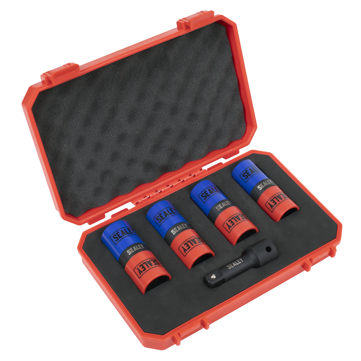 Sealey Alloy Wheel Double Ended Impact Socket Set 1/2" Square Drive 5 pc SX1820S